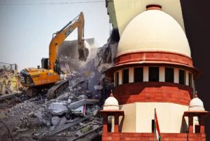 Read more about the article बुलडोजर कार्रवाई मामला: सुप्रीम कोर्ट में आज हुई सुनवाई, अंतरिम रोक बरकरार।