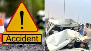 Read more about the article तेज रफ्तार का कहर! रीवा में दर्दनाक सड़क हादसा: पुल से टकराई बलेनो, 3 की मौके पर मौत, 2 गंभीर