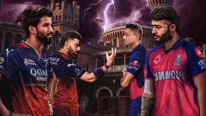 Read more about the article RCB vs RR: क्या घरेलू मैदान पर जीत पाएगी बेंगलुरु की टीम? शाम 7:30 बजे एम. चिन्नास्वामी स्टेडियम में खेला जाएगा मैच, 7 बजे होगा टॉस!