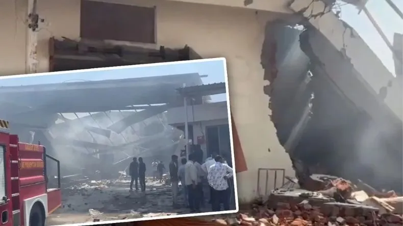 You are currently viewing गुजरात के डीसा में भीषण पटाखा फैक्ट्री विस्फोट: मध्य प्रदेश के 18 मजदूरों की दर्दनाक मौत, कई घायल, शवों के टुकड़े 50 मीटर दूर तक मिले