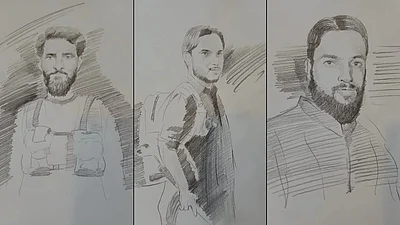 You are currently viewing पहलगाम अटैक: 4 संदिग्ध आतंकियों के स्केच जारी, जांच में जुटी NIA; भोपाल में भी इस आतंकी हमले के विरोध में उबाल, पाकिस्तान का पुतला फूंका और आतंकवाद के खिलाफ की नारेबाज़ी