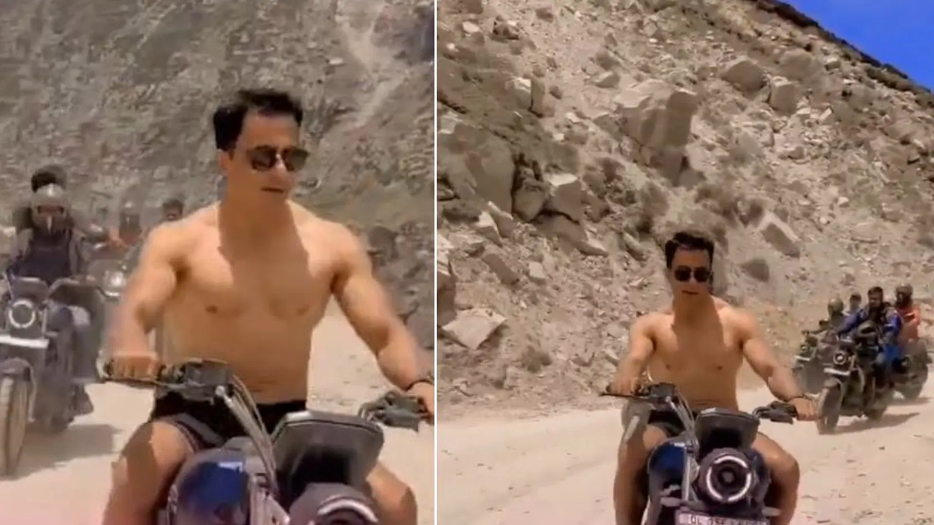 You are currently viewing बाइक पर शर्टलेस घूमते सोनू सूद का वीडियो वायरल, हिमाचल पुलिस ने शुरू की जांच; ट्रैफिक नियमों के उल्लंघन पर हो सकती है कानूनी कार्रवाई