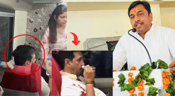 You are currently viewing वंदे भारत ट्रेन में VIP सीट को लेकर बवाल: बुजुर्ग यात्री की 7 से 8 लोगों ने की जमकर पिटाई, BJP विधायक राजीव सिंह के समर्थकों पर आरोप; मारपीट का वीडियो भी हो रहा वायरल!