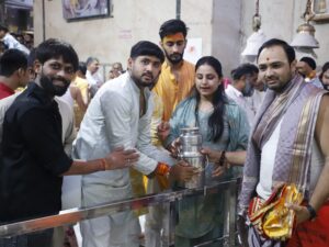 Cricketer Yash Thakur visited Shri Mahakaleshwar Temple in Ujjain