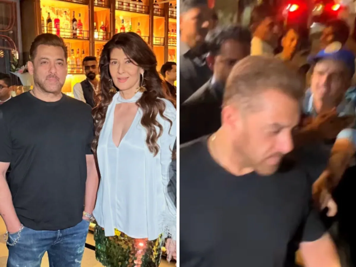 You are currently viewing सलमान खान पहुंचे एक्स गर्लफ्रेंड संगीता बिजलानी की बर्थडे पार्टी में, 10 साल पुराने रिश्ते की यादें फिर हुईं ताज़ा; बच्चे से मुलाकात का वीडियो वायरल!