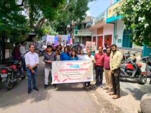 Read more about the article जिले में सघन एड्स जागरूकता अभियान का शुभारंभ रैली निकालकर किया गया