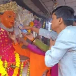 शारदीय नवरात्र की महाअष्टमी पर नगर पूजा