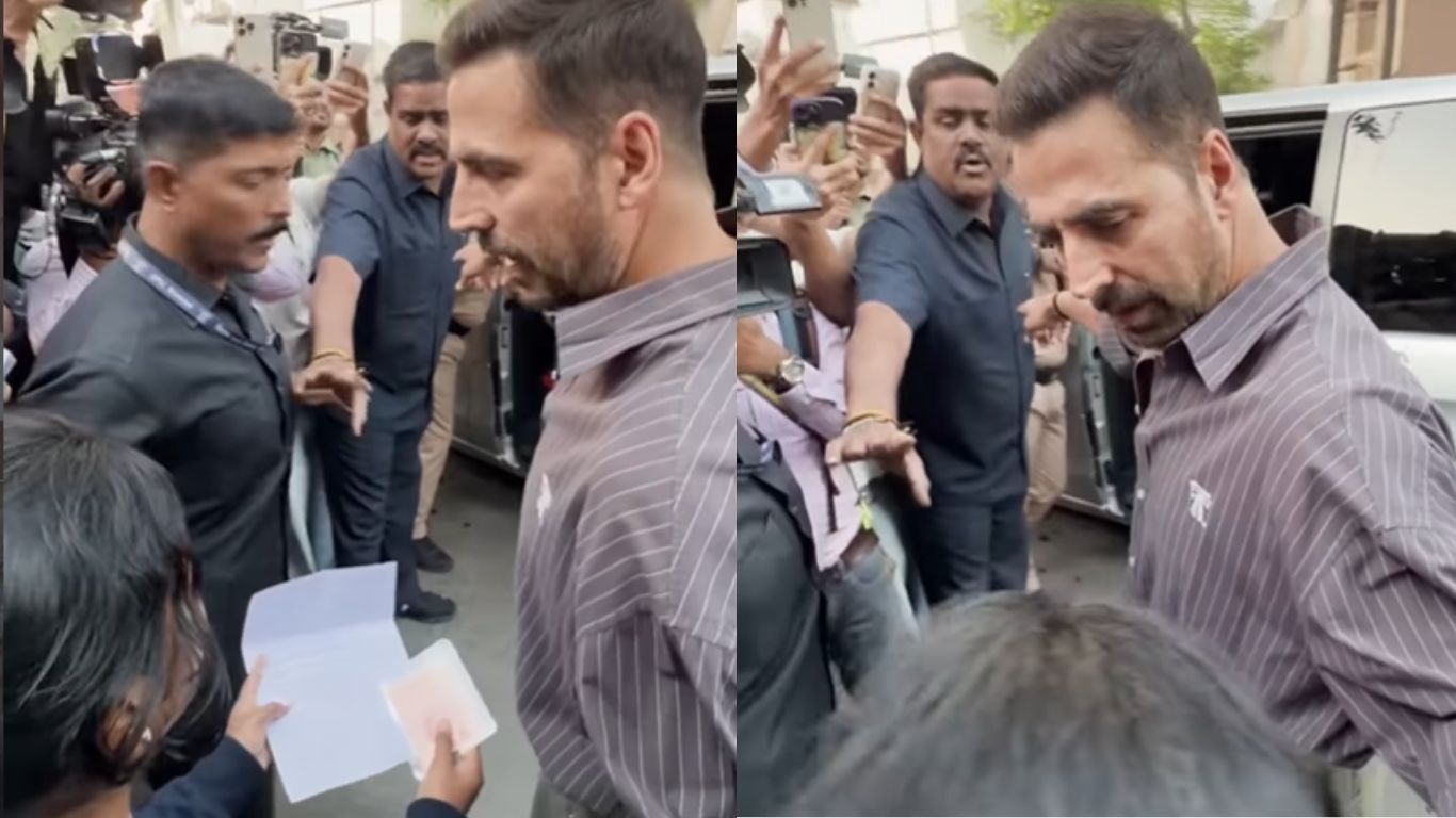 You are currently viewing ‘पापा पर बहुत कर्ज है…’, वोट डालने गए अक्षय कुमार से बच्‍ची ने लगाई गुहार, मदद मिलने के बाद छूए पैर, VIDEO