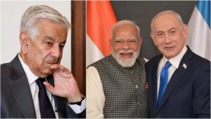 Read more about the article ‘भारत-इजरायल मिलकर हमारे खिलाफ रच रहे साजिश’, मिडिल ईस्ट में जंग के बीच PAK मंत्री का बड़ा दावा