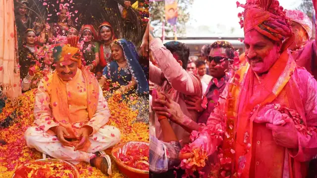 You are currently viewing मध्य प्रदेश रंगोत्सव में डूबा: जनप्रतिनिधियों से लेकर संतों तक, पूरे प्रदेश में होली की धूम; संतों, कार्यकर्ताओं और आमजन के साथ CM यादव ने खेली होली!